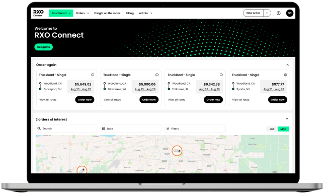 RXO-Connect-Shipper-Screen