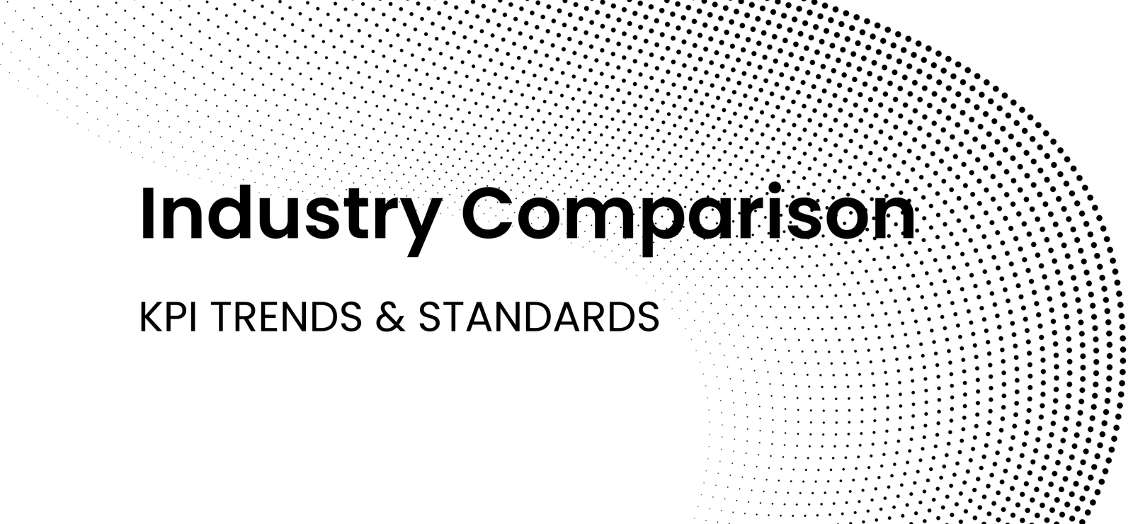 Industry comparison for KPI research